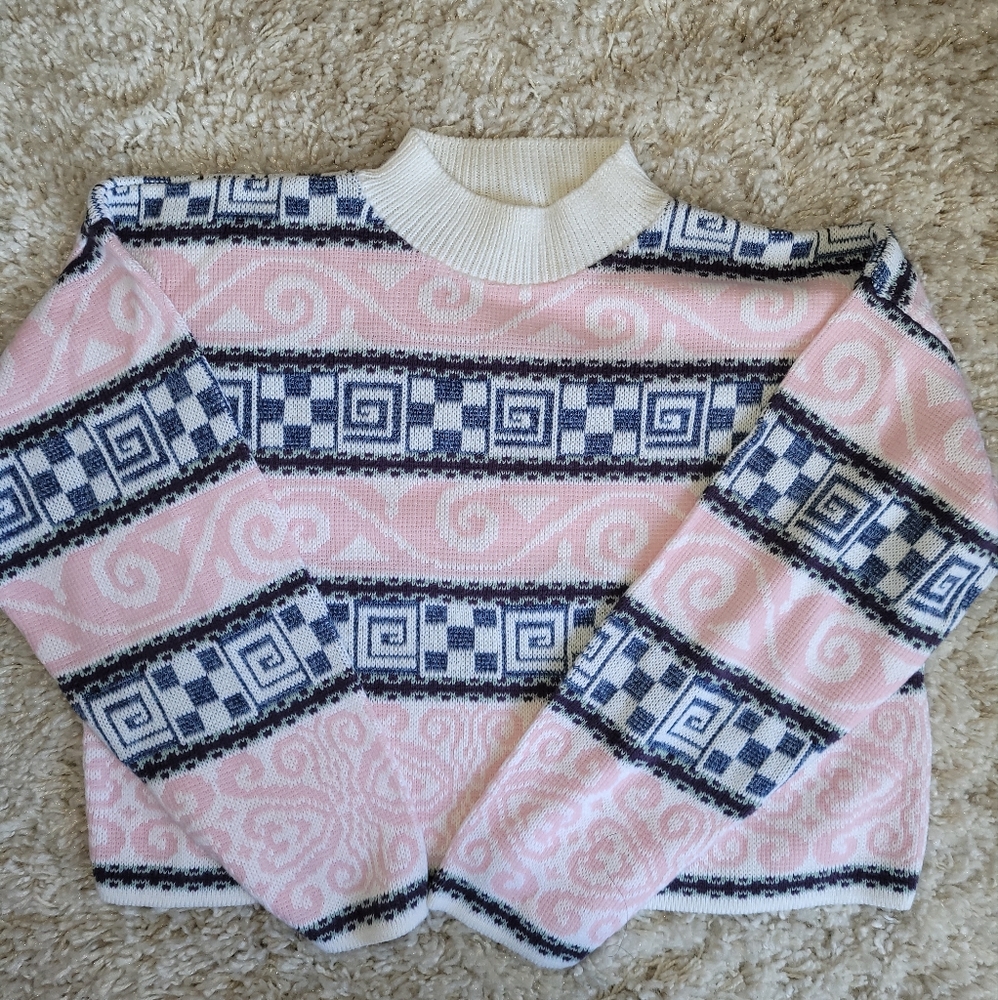 Thrifted mock neck